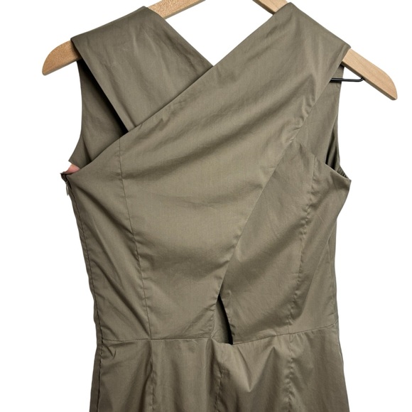 Piazza Sempione Cotton Sleeveless Cutout Sheath Dress, Size 4 (Italian 40) - Picture 4 of 7